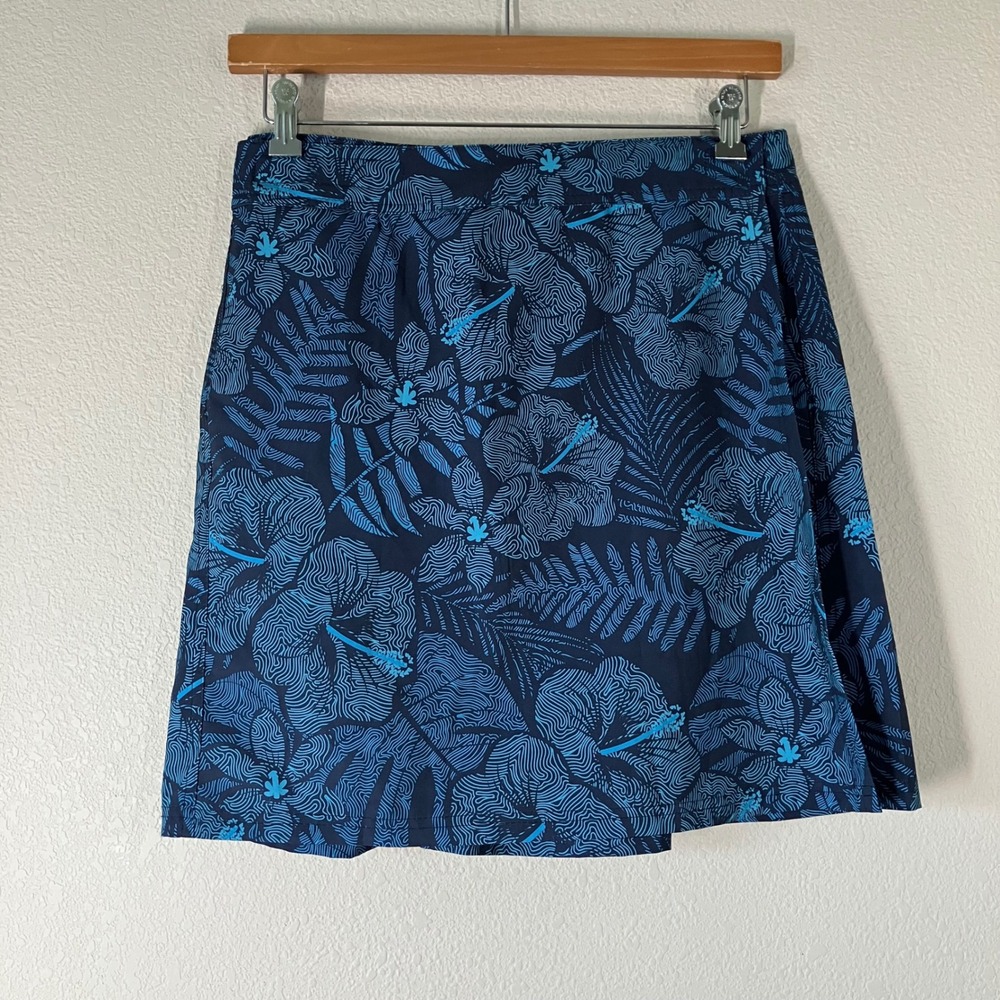 RIPSKIRT HAWAII Little Leg Wrap Skirt M Floral Beach Resort Vacation
